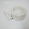 15x8cm White Marble Mortar and Pestle